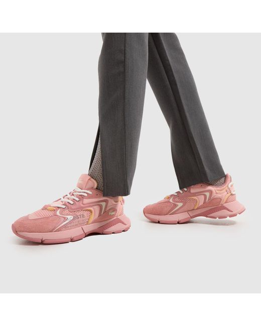 Lacoste Pink L003 Neo Trainers In