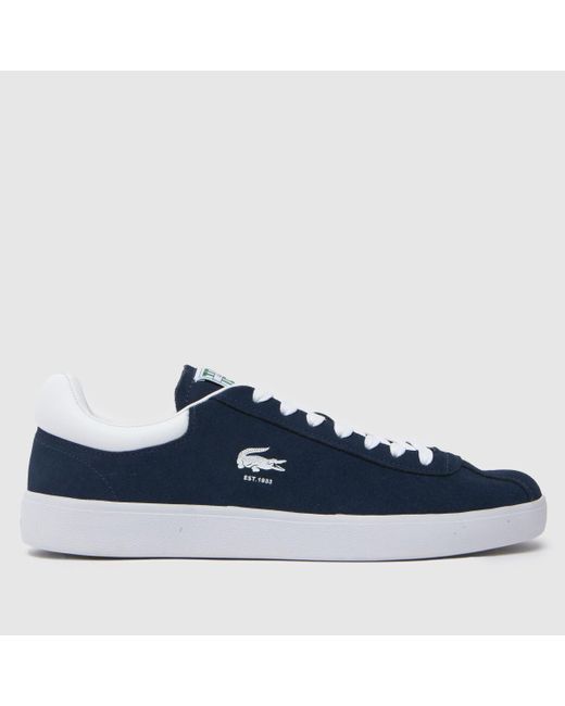 Lacoste Blue Baseshot Trainers In for men