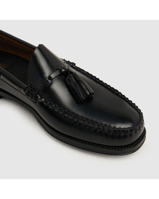 G.H.BASS Black Easy Weejun Larkin Shoes In for men