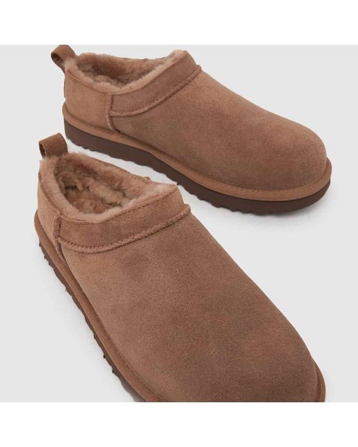 Ugg Brown Classic Micro Boots