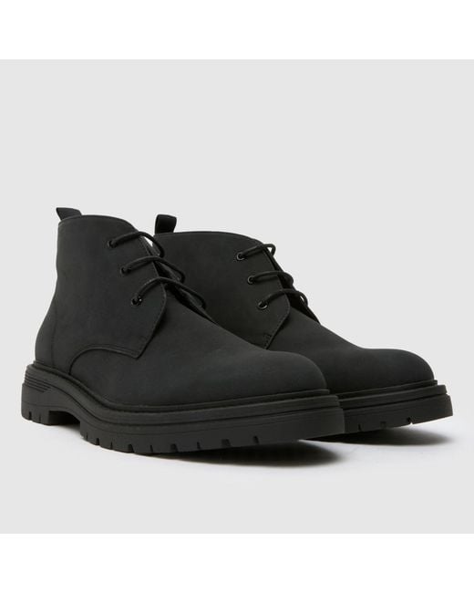 Schuh Black Devin Chukka Boots for men