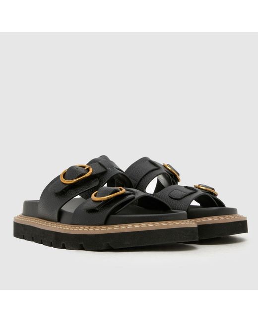 Schuh Black Thursday Chunky Footbed Sandals