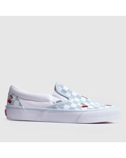 Vans White Classic Slip-On Trainers
