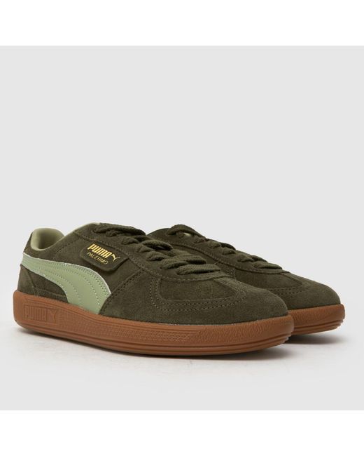 PUMA Green Palermo Trainers