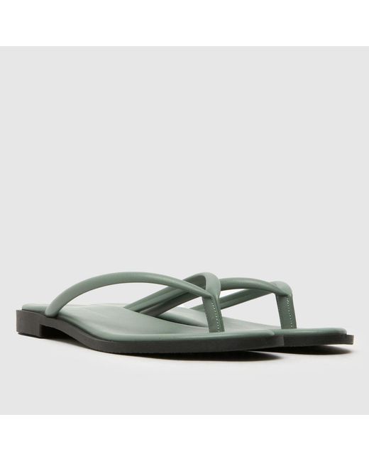 Schuh Green Tulia Toe Post Sandals