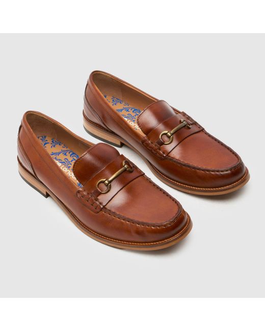 Base London Brown Madison Loafers Shoes for men