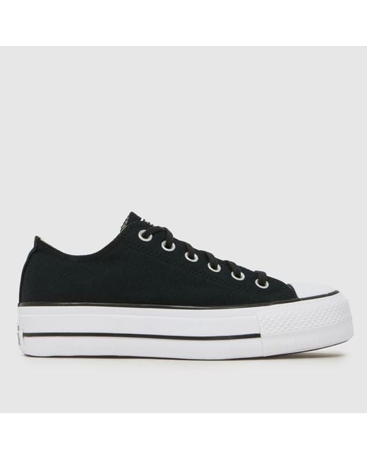 Converse Black Ox Lift Platform Trainers
