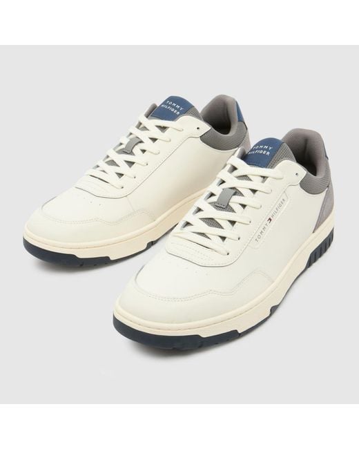 Tommy Hilfiger White Basket Core Lite Trainers for men