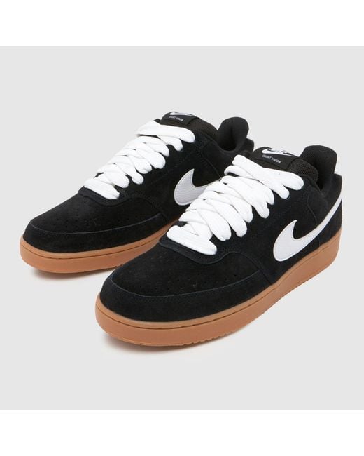 Nike Black Court Vision Trainers for men