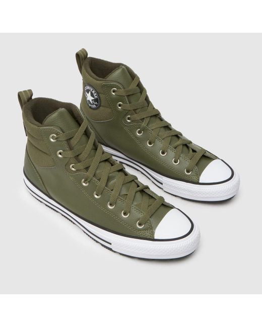 Converse Green All Star Berkshire Boot Trainers In for men