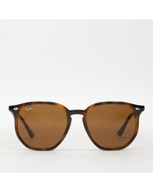 Ray-Ban Brown Hexagonal Sunglasses
