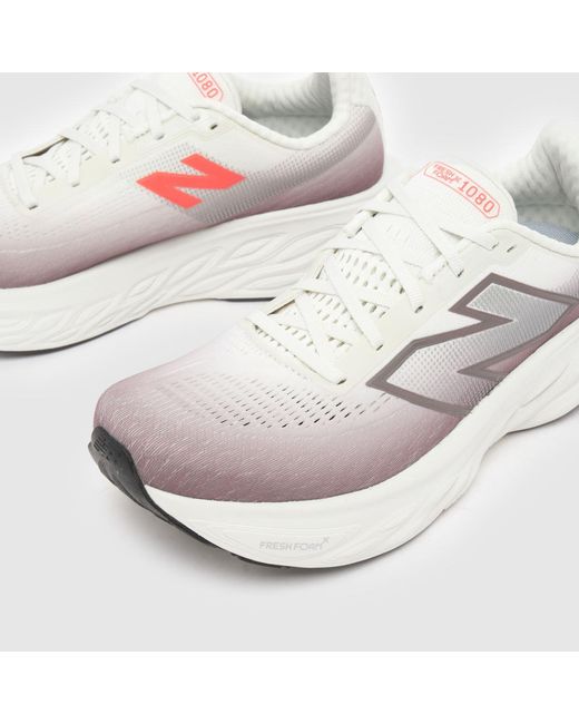 New Balance White Fresh Foam X 1080 V14 Trainers for men