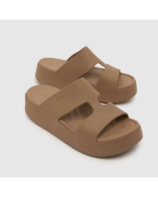 CROCSTM Brown Getaway Platform Sandals
