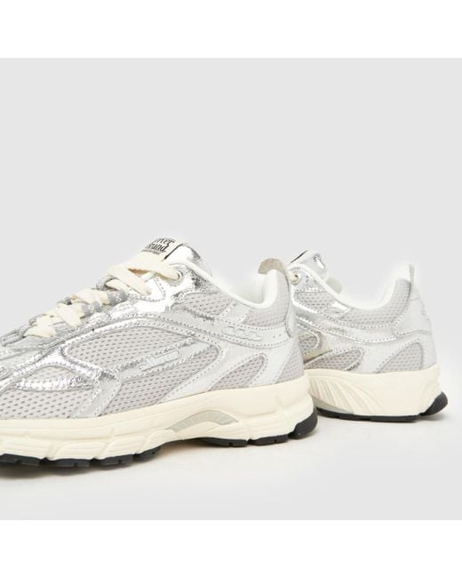 Mercer White Re-Run Cracked Trainers