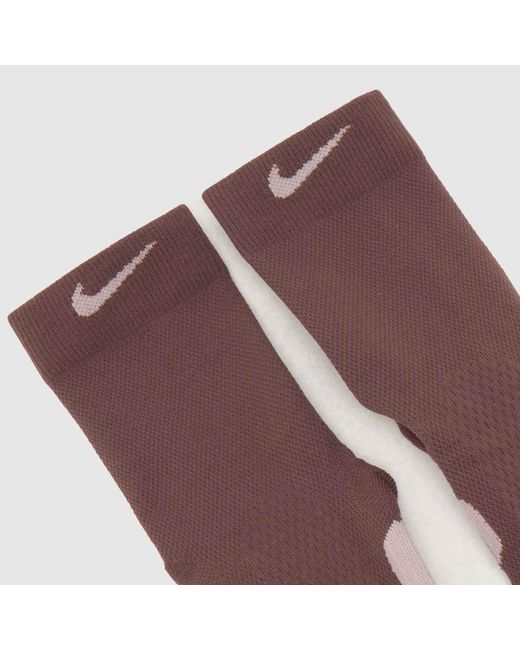 Nike Brown Crew Socks