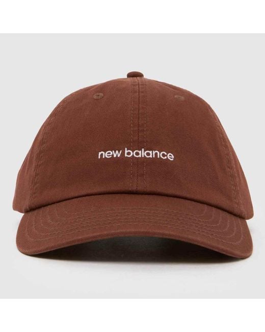 New Balance Brown 6 Panel Classic Cap