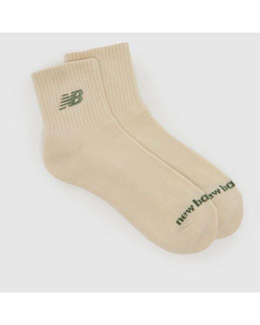 New Balance Natural Ankle Embroidered Sock 6 Pack
