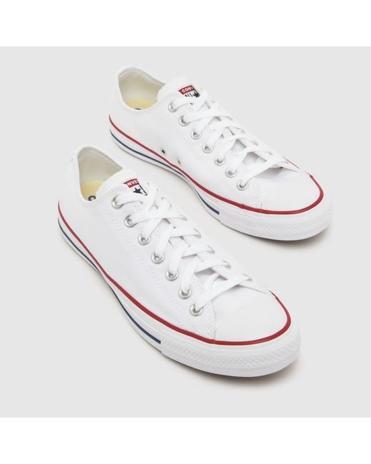 Converse White All Star Ox Trainers for men