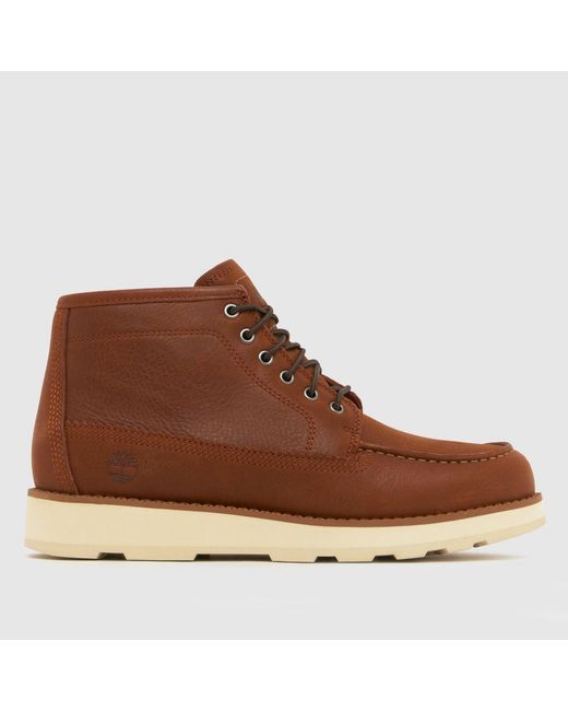Timberland Brown Britton Mills Mid Chukka Boots for men