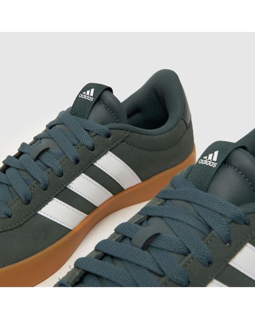 Adidas Green Vl Court 3.0 Trainers In