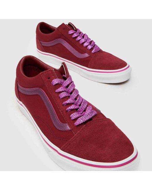 Vans Red Old Skool Trainers