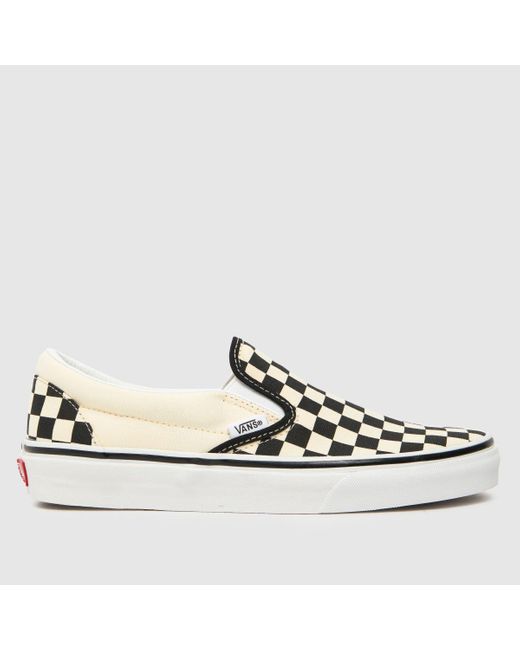 Vans Black Classic Checkerboard Trainers