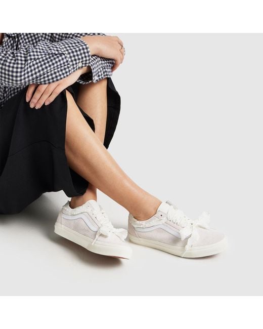 Vans White Old Skool Trainers