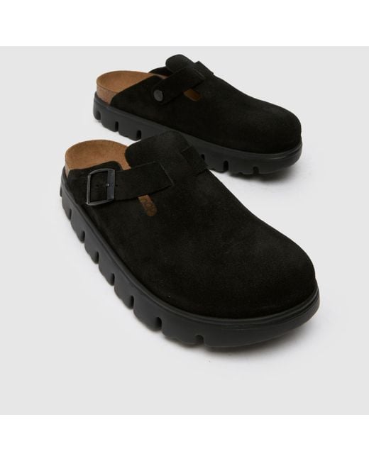 Birkenstock Black Boston Chunky Clog Sandals