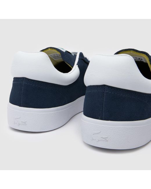 Lacoste Blue Baseshot Trainers In for men
