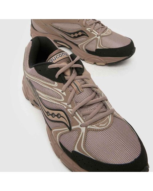 Saucony Brown Ride Millennium Armor Trainers for men