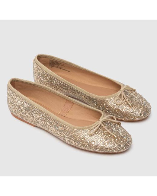 Steve Madden Natural Blossoms Bling Ballerina Flats