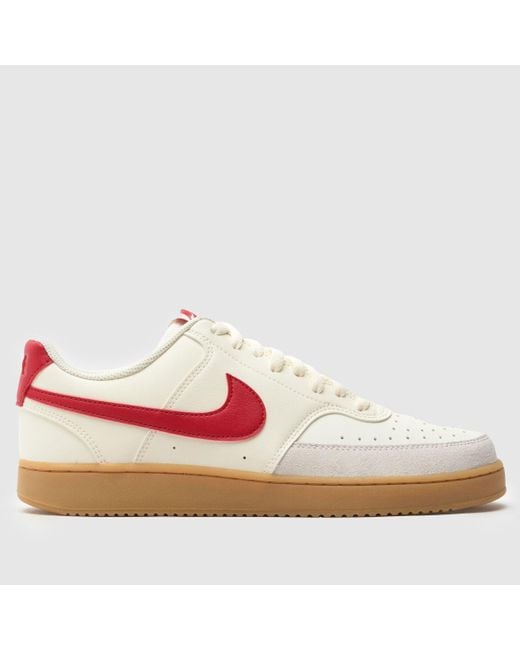 Nike Pink Court Vision Low Trainers for men