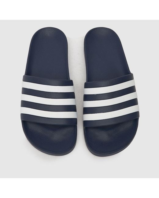 Adidas Blue Adilette Aqua Sandals for men