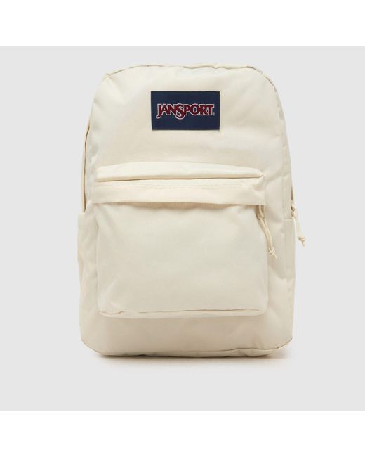 Jansport White Superbreak Backpack