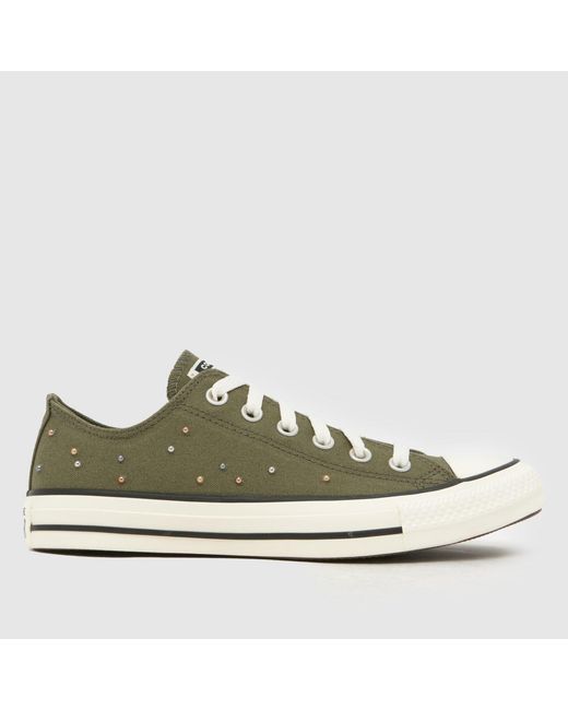 Converse Green All Star Ox Trainers