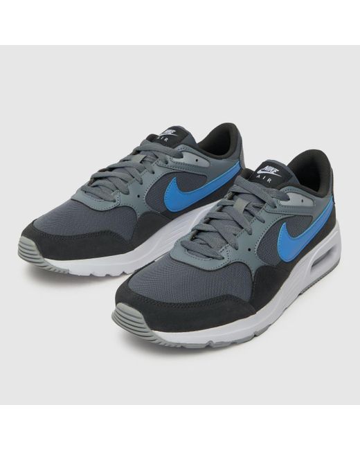 Nike Air Max Sc Trainers In Grey & Navy in Blue for Men | Lyst UK