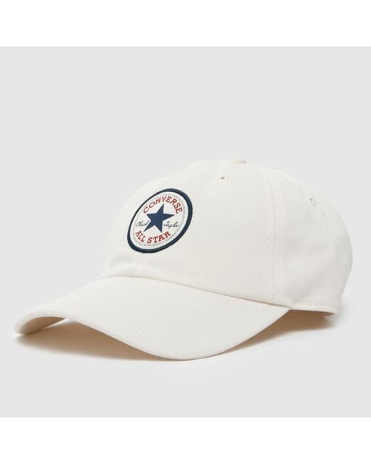 Converse White Logo Baseball Cap