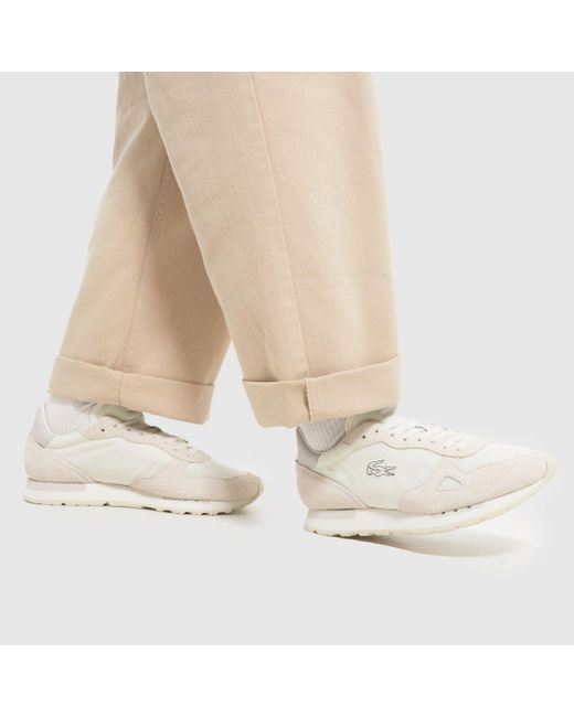 Lacoste White Partner 70s Trainers In for men