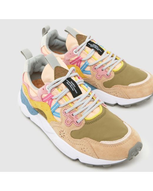 Flower Mountain Blue Yamano 3 Trainers