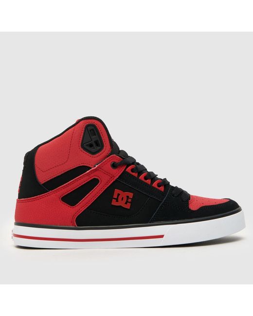 Dc Red Pure High-Top Wc Trainers for men