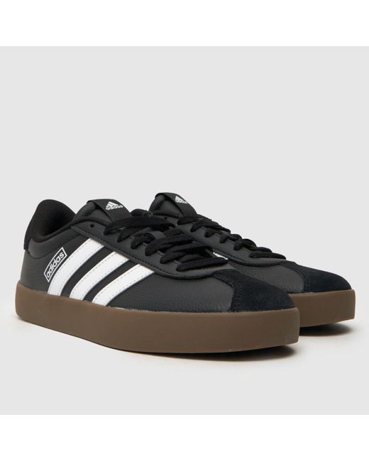 Adidas Black Vl Court 3.0 Trainers In