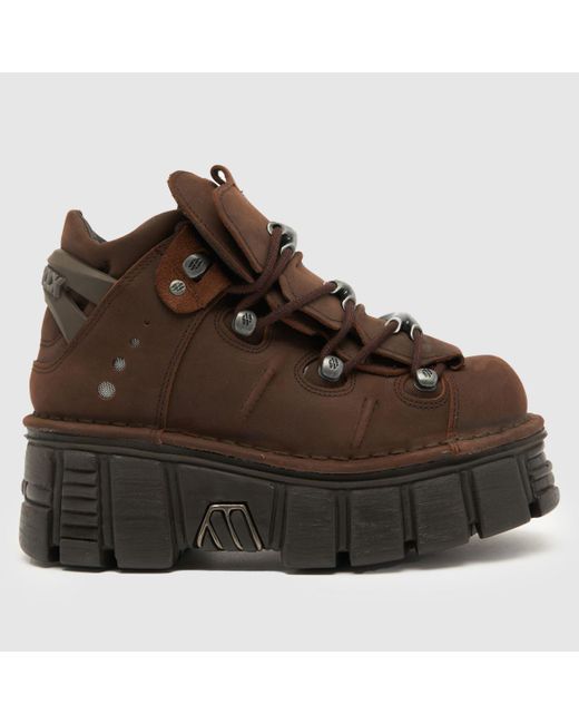 High Rocks Trainers New Rock Chunky Trainers In in Brown | Lyst UK