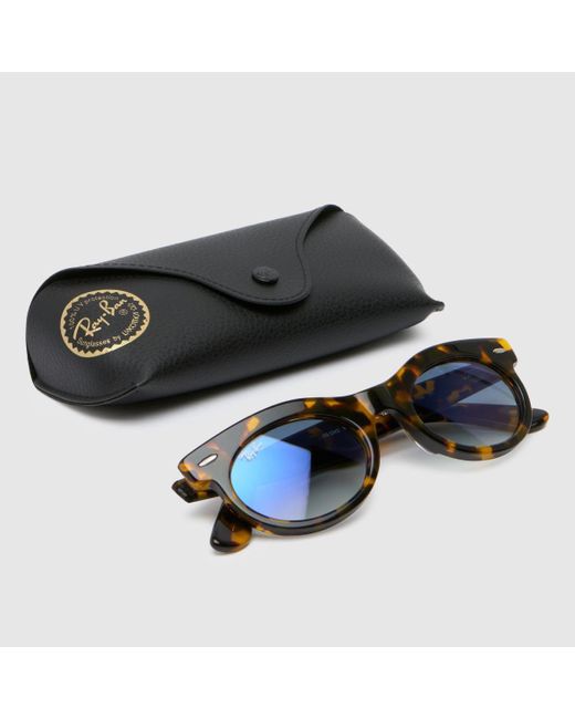 Ray-Ban Blue Wayfarer Oval Sunglasses
