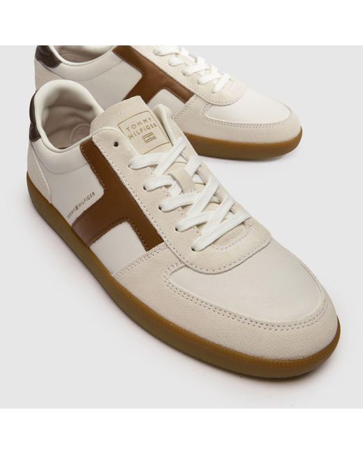 Tommy Hilfiger Brown Tribeca Trainers for men