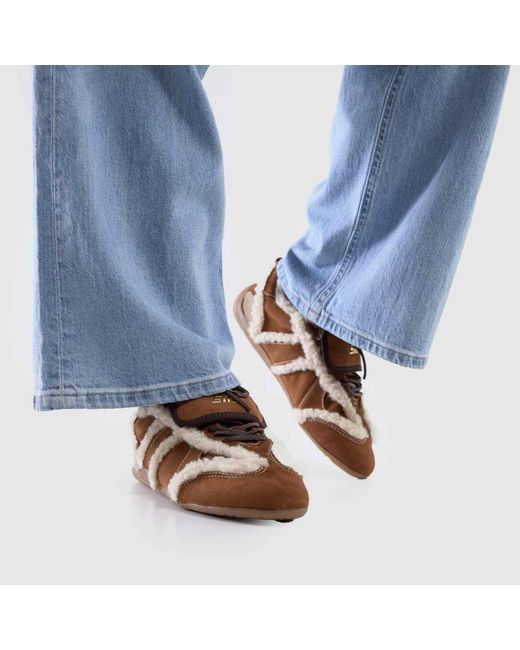 Steve Madden Brown Freezone Trainers
