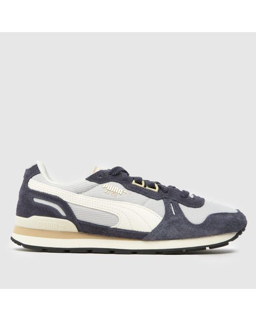 PUMA Blue Rx 737 Vintage Trainers for men