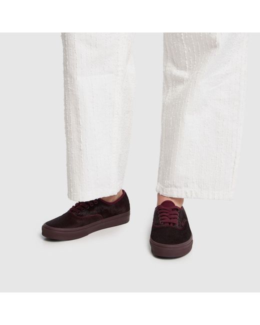 Vans Brown Authentic Trainers