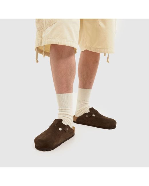 Birkenstock Brown Boston Clog Sandals, Size: 6 (Eu 40) for men