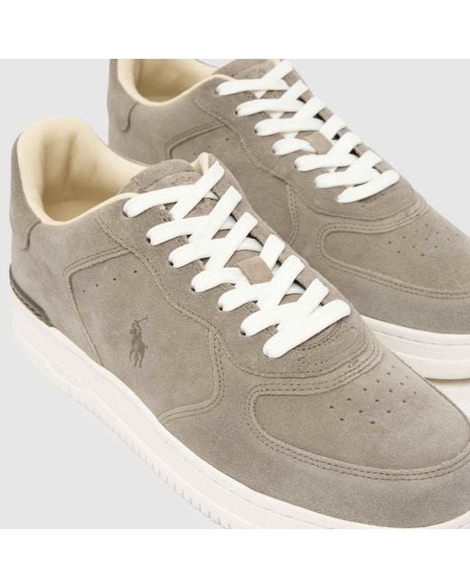 Polo Ralph Lauren Gray Masters Court Trainers for men
