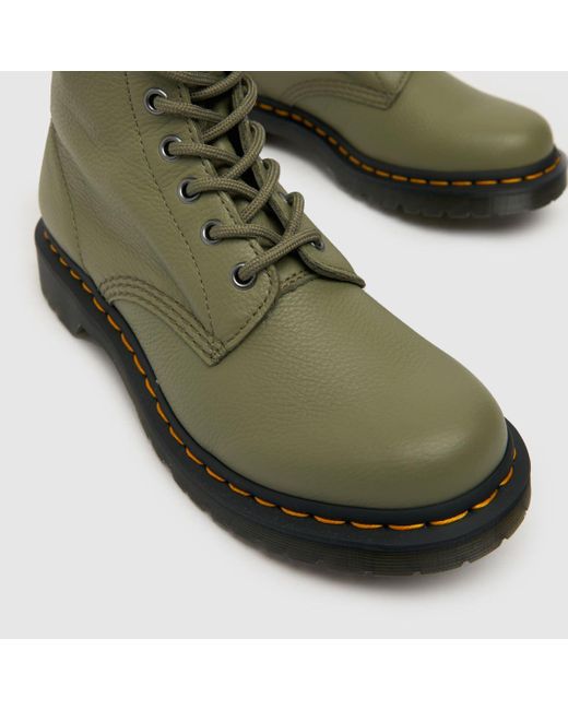 Dr. Martens Green 1460 Pascal Boots In